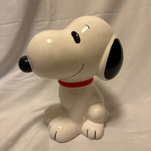 ★レア★希少★SNOOPY スヌーピー　陶器　貯金箱(大)PEANUTS　ピーナッツ