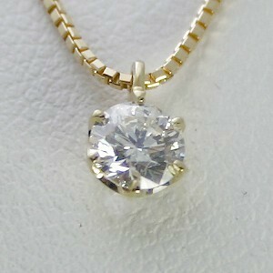 ダイヤモンド ネックレス K18 一粒 0.5ct 鑑定書付 0.515ct Dカラー VS1クラス VGカット CGL