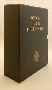 【ラテン語・英語洋書 全2冊揃い】 オックスフォード 羅英辞書 『Oxford Latin dictionary』 oxford 2012年2版 ●羅英辞典 ラテン語辞書