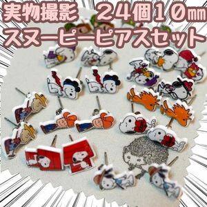 ピアス　スヌーピー　24個セット　ウッドストック　1cm　国内【残5限定】