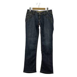 YANUK ヤヌーク ブーツカット ライト デニムパンツ size27/インディゴ