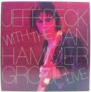 LP,ジェフベック　JEFF BECK　ライヴワイアー　ジャケット不良