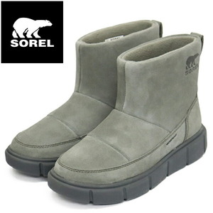 SOREL (ソレル) WMS NL5122 ソレルエクスプローラー3 スリッポンウォータープルーフ レディースブーツ 052QUARRY SRL123 US7.5-約24.5cm