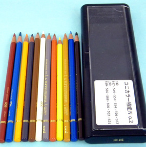 ★ 三菱鉛筆 ユニカラー 色鉛筆 【12色セット】