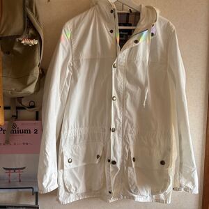 Barbour Overdyed Durham マウンテンパーカー　コットン　バブアー　バーブァー　サイズ36 中古 M ブルゾン　スプリングコート　