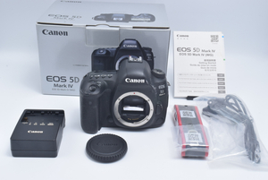 Canon EOS 5D Mark IV 30.4MP Digital SLR Camera Body デジタル一眼レフカメラボディ /元箱、付属品あり [並品] #107