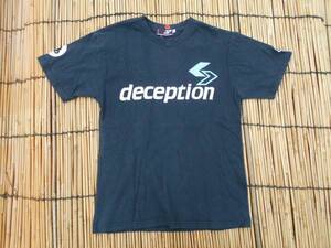 Tシャツ no.47 deception DP, S, 黒米軍基地から出たもの中心