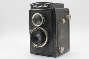 【訳あり品】 フォクトレンダー Voigtlander Brillant Skopar 7.5cm F4.5 二眼カメラ s8360