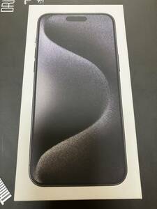 iPhone15 ProMax 256GB ブラックチタニウム SIMフリー MU6P3J/A 新品未開封