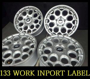 【133】FK8311243 ▲WORK IMPORT LABEL ホイール▲17x7J 5穴 PCD120 +47 4本 BMW1シリーズ ＭINIなど