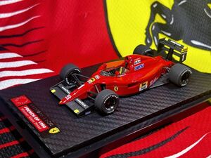 [完成品*] TAMEOタメオ1/43, Ferrari641/2 ‘90FrenchGP 100勝記念, 美しき駿馬 ミストラル吹く南仏で魅せた残り3周プロフェッサーの真骨頂