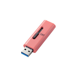 まとめ得 エレコム USBメモリー/USB3.2(Gen1)対応/スライド式/32GB/レッド MF-SLU3032GRD x [2個] /l