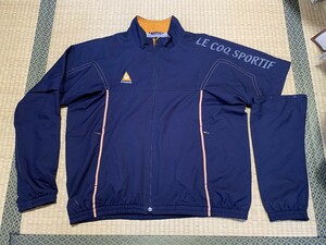 難あり】lecoqsportif/ルコック ゴルフ 長袖 半袖 ジップブルゾン 2way ウインドブレーカー M