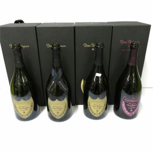 Dom Perignon ドンペリニヨン ブリュット ヴィンテージ2006/2008/2009/ロゼ ヴィンテージ2004 空箱/空瓶4セット