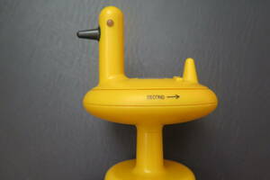 中古　アレッシィ ALESSI キッチンタイマー Duck Timer AEA05 Y 説明書ないです。動作確認済み Eero Aarnio