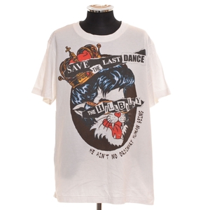 ●501869 glamb グラム ●Tシャツ GLAMB by galm The Hillbilly cat CS GG0118/CS06 サイズ2 メンズ 日本製 ホワイト