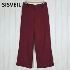 SISVEIL シスベイル ワイドパンツ Mサイズ ウエストゴム オフィス 通勤