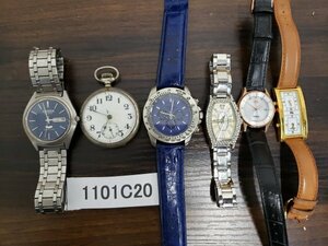 1101C20　腕時計　時計　ジャンク品　おまとめ6点　CITIZEN シチズン　など　※動作未確認