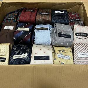 1円 1スタ Louis Vuitton CHANEL BURBERRY Dior等 70点程度まとめ売り セット販売 業者 ハイブランド 大量 ブランドネクタイ 超お買得 