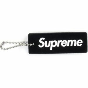  Supreme 11AW Flocked Puffy Keychain Black キーチェーン キーホルダー 黒 フロッキー パフィー ボックスロゴ Box Logo 