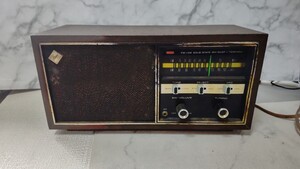 S1158 TOSHIBA RH-502F 昭和レトロ AM&FMラジオ/SOLID STATE RADIO/古いラジオ ヴィンテージ/希少/東芝 現状品 JUNK