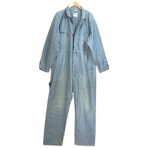 $$ LEE リ メンズ パンツ つなぎ ヴィンテージ オールインワン ヒッコリー 60~70s SIZE S 傷や汚れあり