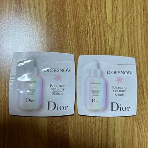 Dior ディオール スノー アルティメット エッセンス オブ ライト 美容液 ★ サンプル　2個セット　1,760円相当　送料無料