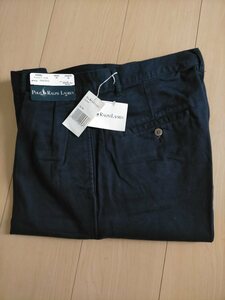 新品 デッドストック 90s ビンテージ USA製 POLO RALPH LAUREN POLO CHINO ポロラルフローレン 2タック チノパンツ PLETED JEAN W32L36