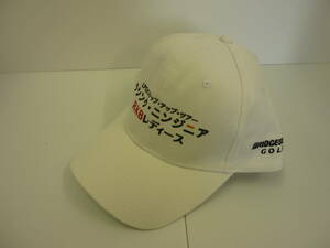 ★BRIDGESTONE　ブリヂストン　LPGAステップ・アップ・ツアー　ラシンク・ニンジニア　RKBレディース　ゴルフ　キャップ　非売品　22　