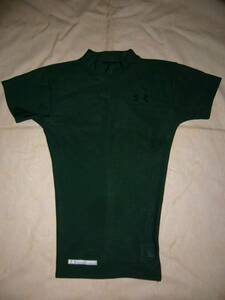 アンダーアーマー ヒートギア 半袖ウェア Tシャツ 緑/XS　 heat gear