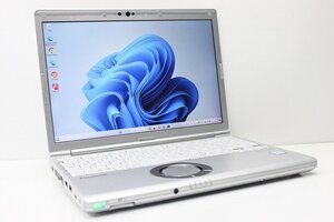 1円スタート ノートパソコン Windows11 WPS office搭載 Panasonic レッツノート CF-SV7 第8世代 Core i5 SSD256GB メモリ8GB カメラ