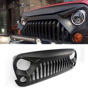 ジープ ラングラー JK アングリ ー グリル ANGRY GRILLE フロン ト JEEP WRANGLER 新品 在庫あり ! 即納!