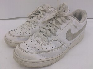 ◇ NIKE W COURT VISION LO DO0778-10 スニーカー シューズ サイズ24ｃｍ ホワイト レディース E