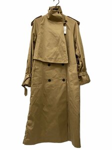 6(ROKU) BEAUTY & YOUTH UNITED ARROWS◆BIG TRENCH COAT/トレンチコート/36/コットン/CML/無地/8625-104-0159