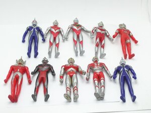 ★ハローカメラ★1円スタート 4147 ウルトラマン ソフビ 10体セット ウルトラタロウ ゾフィー 他 円谷プロ Bandai 即決有り