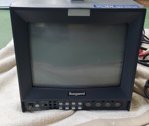  中古品 業務用カラーモニター イケガミ ikegami TM10-17RA 通電確認済み カラーモニター本体 コード 収納バックあり