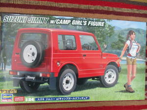 ハセガワ 1/24 SUZUKI JIMNY スズキ ジムニー w/キャンプガールズフィギュア CAMP GIRL