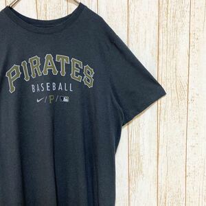 NIKE ナイキ MLB Pittsburgh Pirates ピッツバーグ・パイレーツ プリント Tシャツ L メジャーリーグ USA古着 アメリカ古着