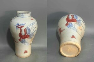 ■観心・時代旧蔵■C833珍品旧蔵 朝鮮 高麗磁 朝鮮古陶磁器 古高麗 李朝時代 高麗白磁罐