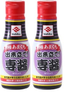 送料無料　鹿児島の甘い醤油　日本で一番甘い？？　ヒシク　専醤　極あまくち　200ml×２本セット　新鮮ボトル　a