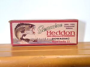 Heddon　へドン　Wood　Lucky　13　X2500W-BF　ヘドン100周年記念モデル　　現状品　C