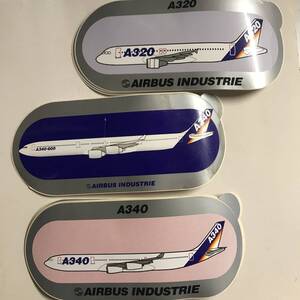 シール エアバス 21×9cm A320(3) A340(1) A340ピンク(5)