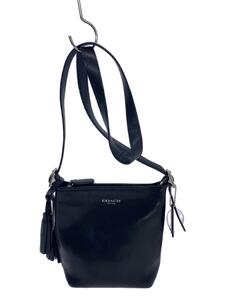 COACH◆ショルダーバッグ_オールレザー/レザー/BLK