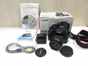 【76】1円～ Canon EOS Kiss F レンズ EF-S 18-55ｍｍ デジタルカメラ デジカメ 動作未確認 ジャンク品