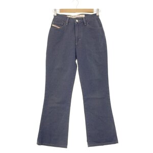 ★DIESEL ディーゼル INDUSTRY DENIM DIVISION フレアデニムパンツ レディース28 ブルーグレーイタリア製 ボトムス 1BA/89988