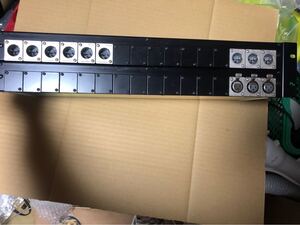 スタジオ パッチベイ PATCH BAY カナレ　ITT cannon オス9chメス3ch 2Uラックマウント