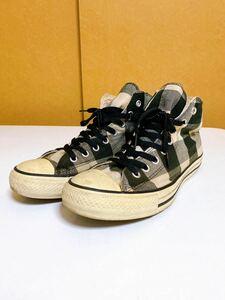 CONVERSE コンバース オールスター ハイカット 9 1/2 28センチ モノクロチェック