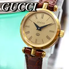 GUCCI シェリーライン ラウンド ゴールド レディース腕時計 1133