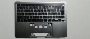 ★難有★Macbook Pro 2020 13インチ Thunderbolt 3ポートx2 A2338用JIS配列キーボード及びパームレスト（スペースグレー)②