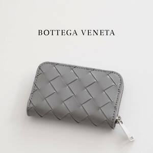 ■BOTTEGA VENETA ボッテガヴェネタ 6万円 新品 未使用 イントレチャート コイン 小銭 カード 財布 カーフレザー 1点限り■4002